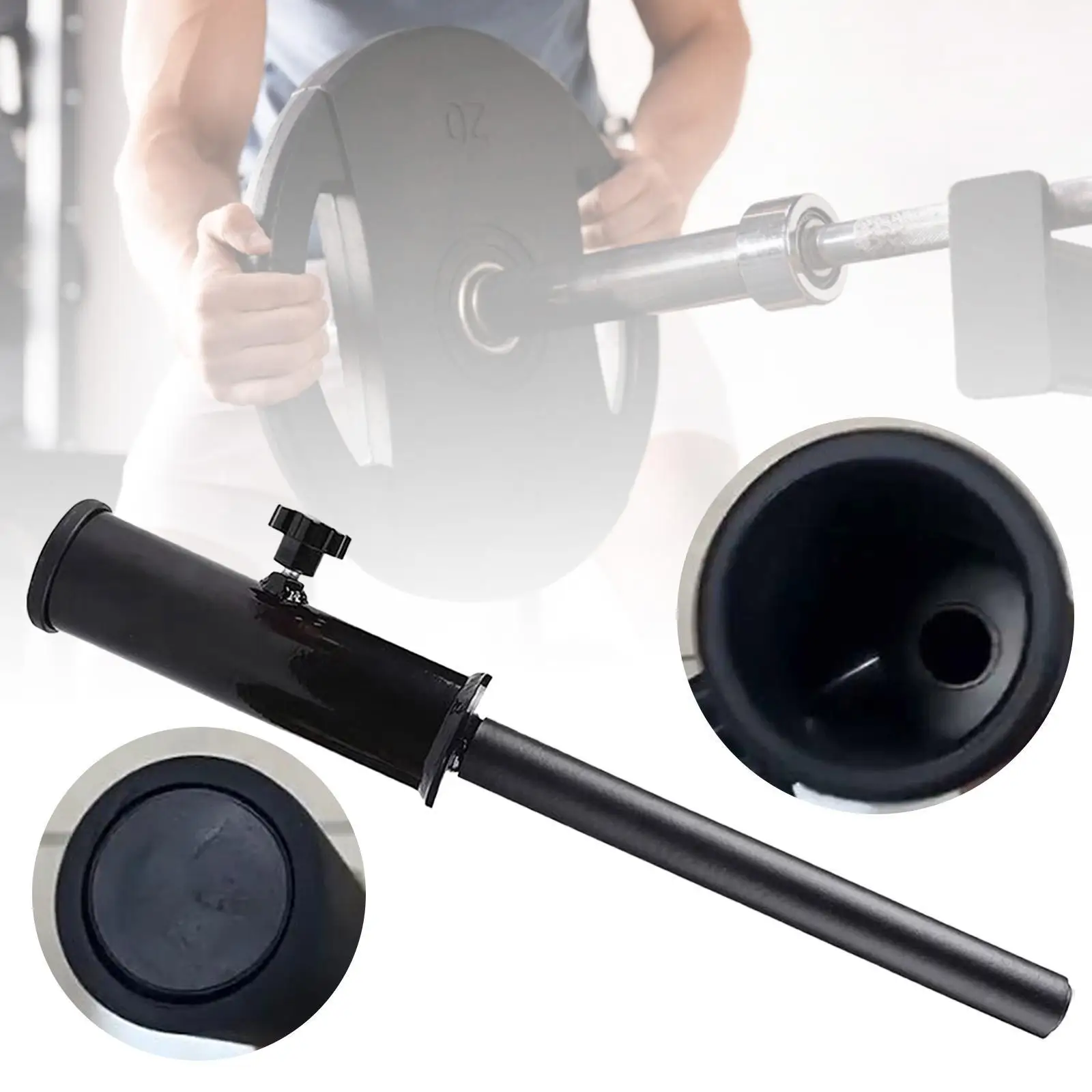 Accesorio de mango, accesorio de mango de entrenamiento de peso muerto para barra de 2 pulgadas, accesorios de fila para sentadillas, ejercicio, bíceps