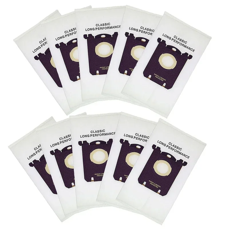 10 Pcs/Lot Dust Bag for Electrolux E201B for Philips FC8021  GR201 AEG for S-bag FC9000 FC9049 HR8500 HR8350 FC9150