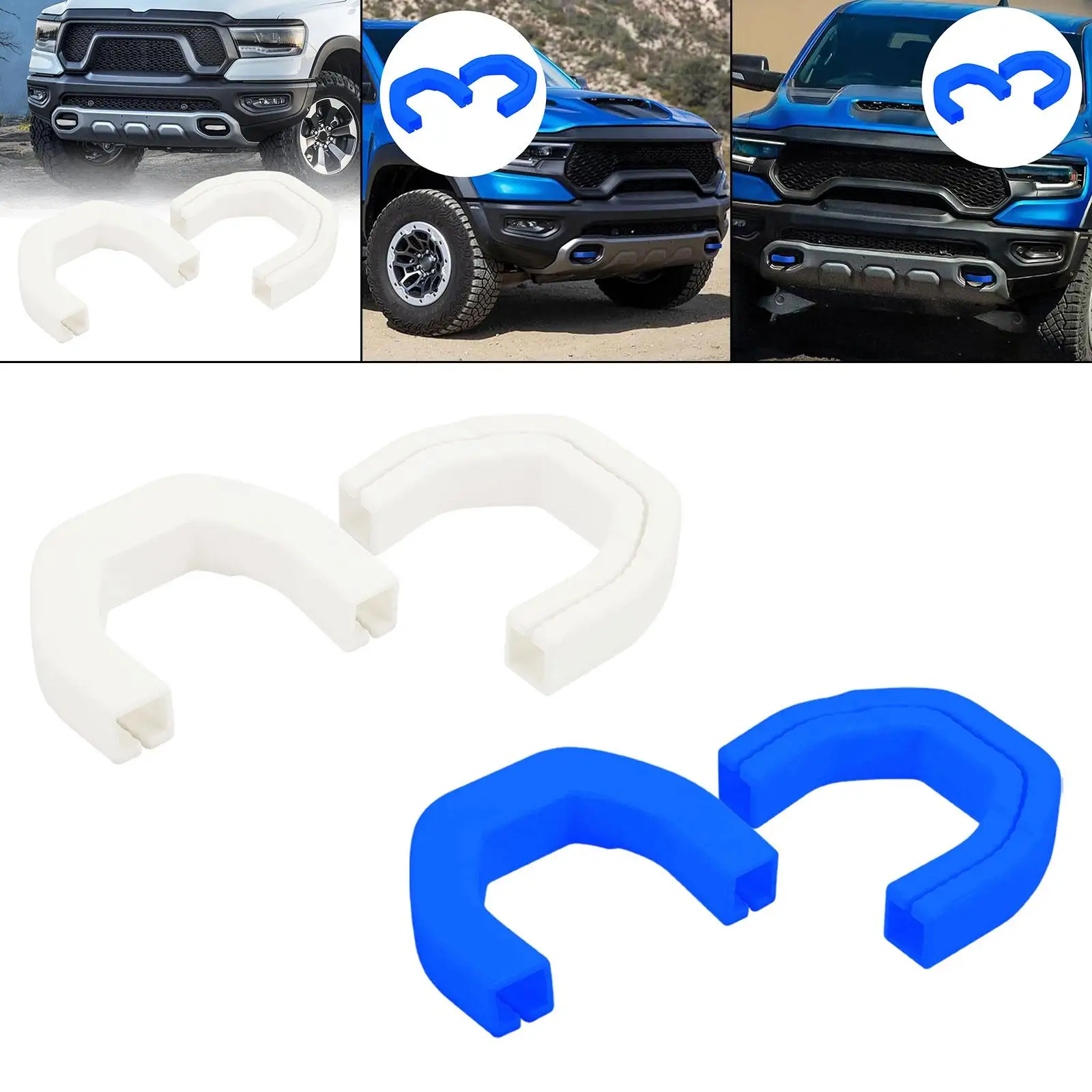 2 towing hook cover cover garage car part silicone protection covers