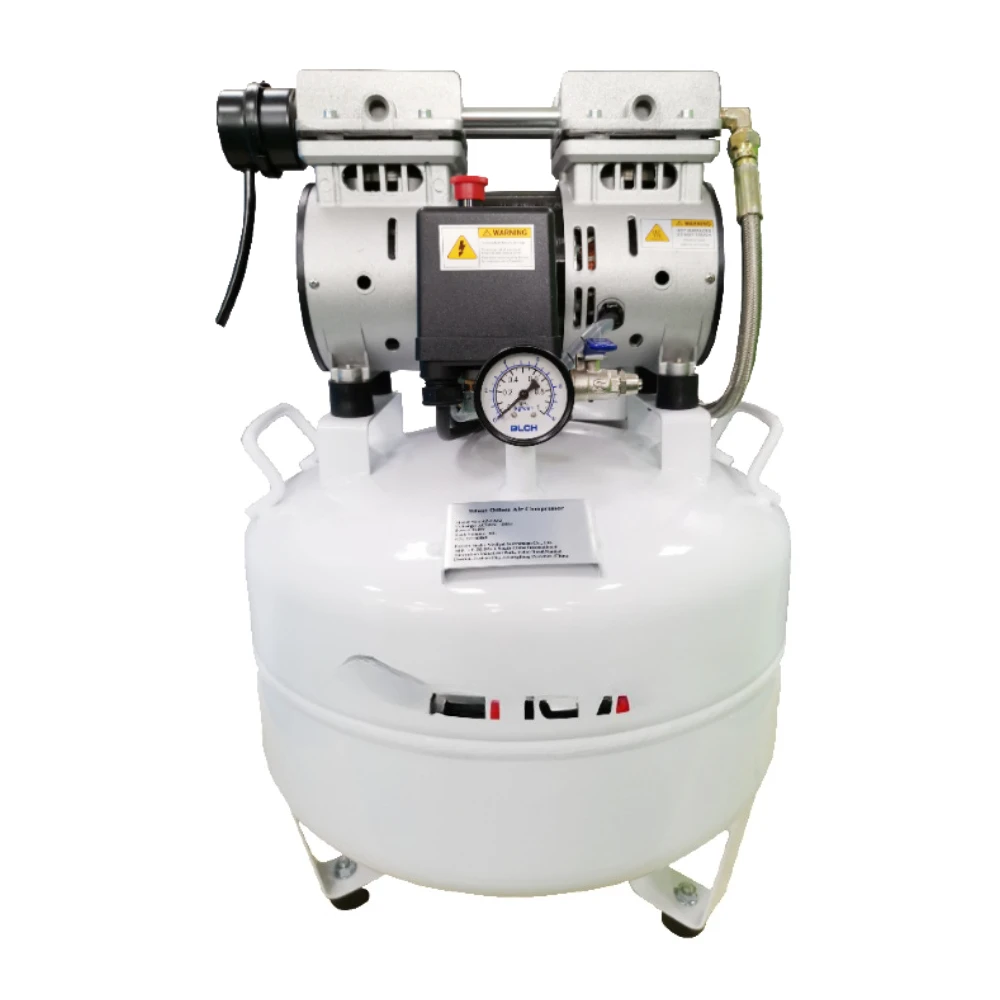 

32L one Drive one Noise-free oil-free 70L/min Dental silent oil-free air compressor