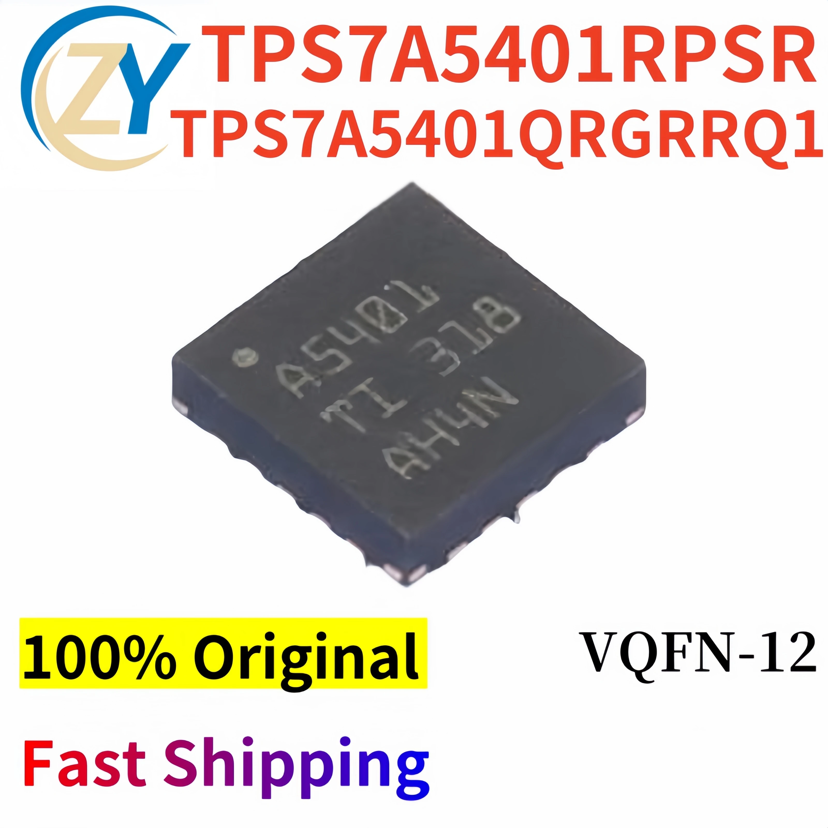 (2pcs) TPS7A5401 Regulators TPS7A5401RPSR TPS7A5401QRGRRQ1 VQFN-20 4A 800mV to 5.1V 100% Original & In Stock