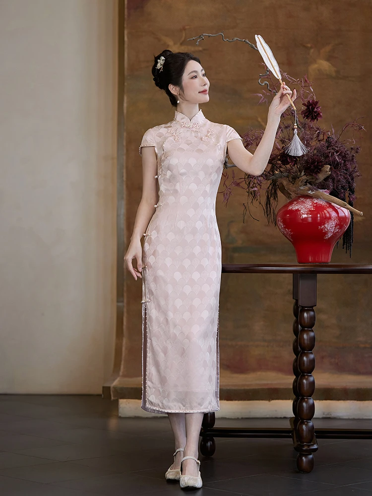 

Young Women's Summer Silk Improved Version Ceremony Engagement Wine Ceremony Dr Breathable ort Sve Long Dr