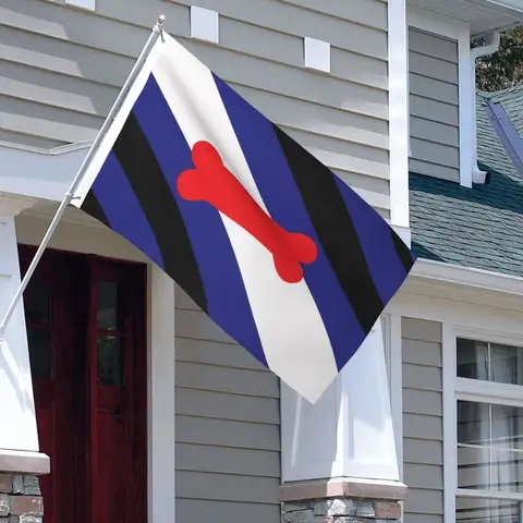 Puppy Pride Flag Outdoor Banner Polyester Lgbt Yaoi Boy Love Decoration Double Sided 2x3 3x5 4x6 5x8 FT Flags