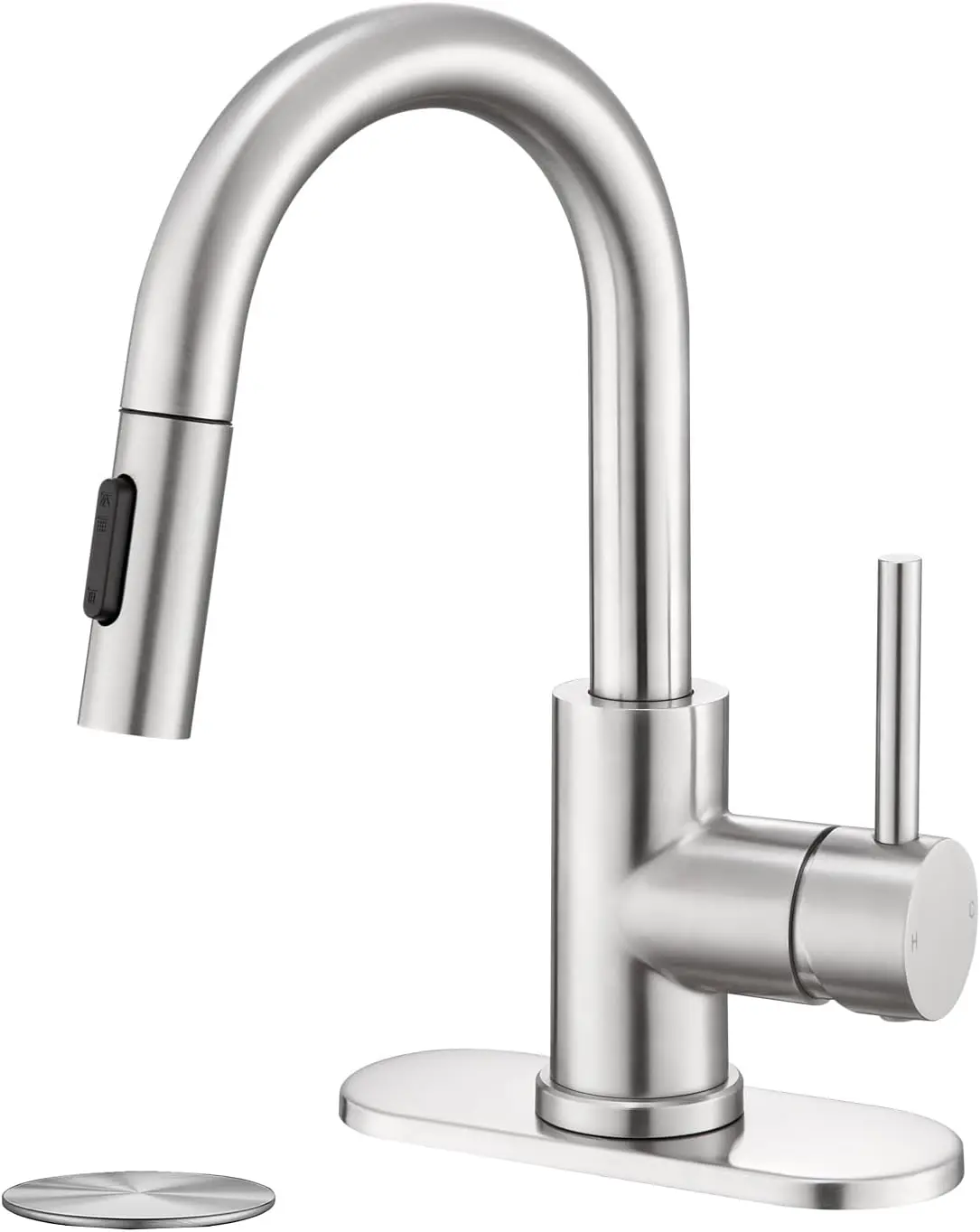 

Bathroom Faucet with Pull Down Sprayer, Sink faucets Pull Out Faucet with Pop-Up Drain, 1 or 3 Hole Laundry Bar Basin Faucet wit