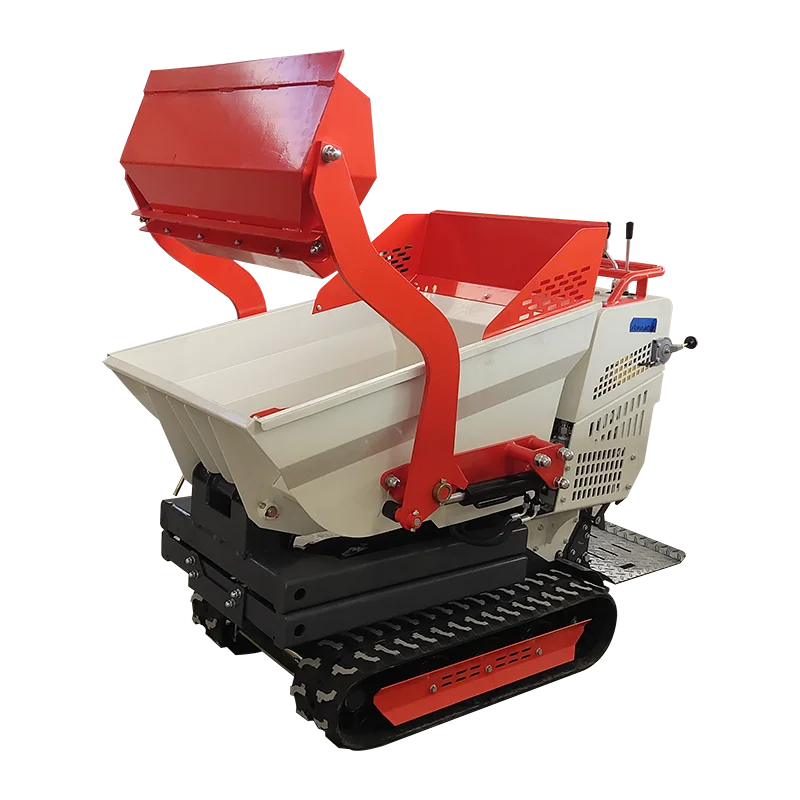 Factory Customized High-quality self-loading mini dumper 500kg engine crawler transporter dumpers