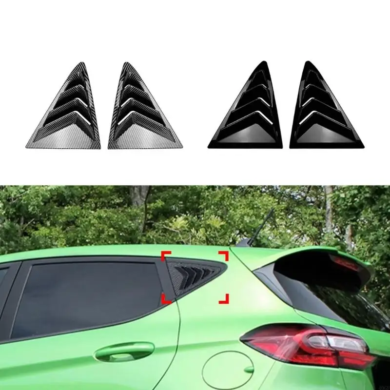 Upgrades  Window Louvers Trim Stylish Window Louvers Decoration enhances Sporty Look & Personalization for Car  MK8 40GF