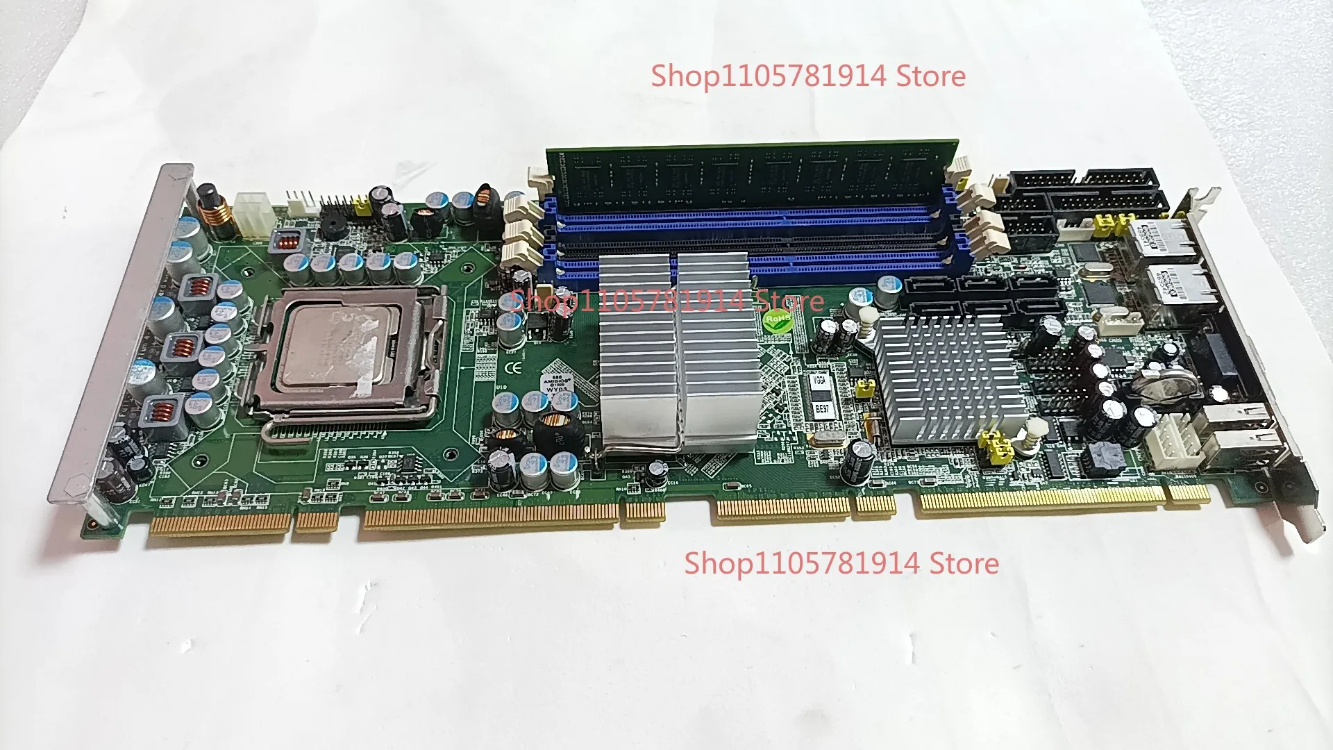 For Aixun SHB102 REV. A1 RC Dual Network Port Industrial Control Main Board with CPU Memory Set