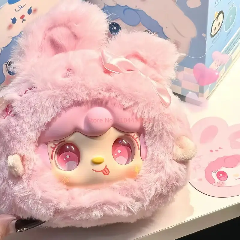 2025 recién llegado, mascota Yooki, caja ciega de la serie, figura de conejo y cordero, caja de mística, muñecos de animales, mochila, colgantes, juguete de cumpleaños