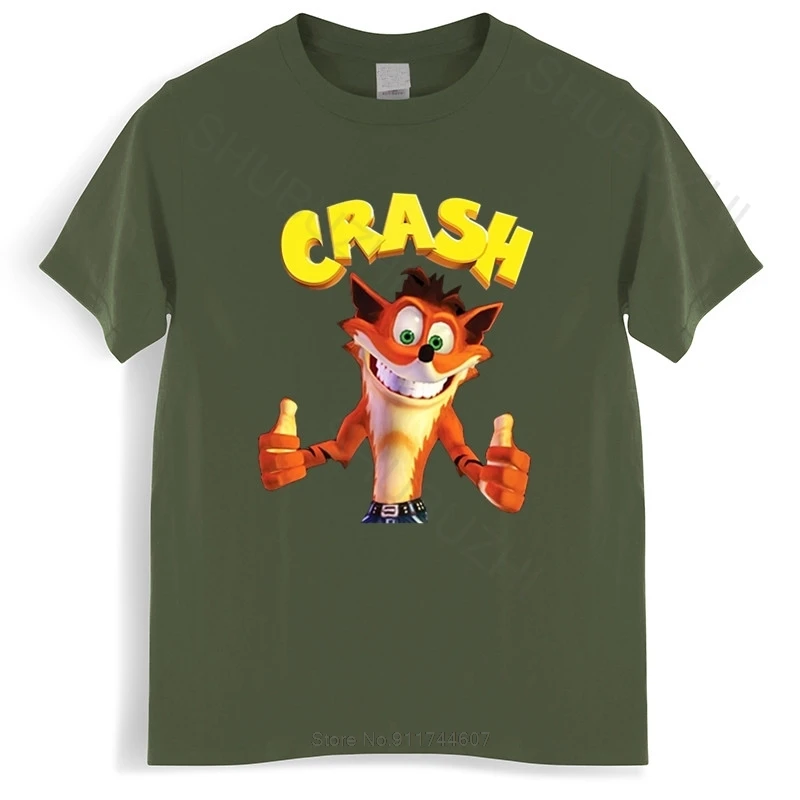 New Arrived Mens t shirt Hipster Tops T Shirt Crash Bandicoot Best Quality Costum Tshirt new fashion tee-shirt man tee