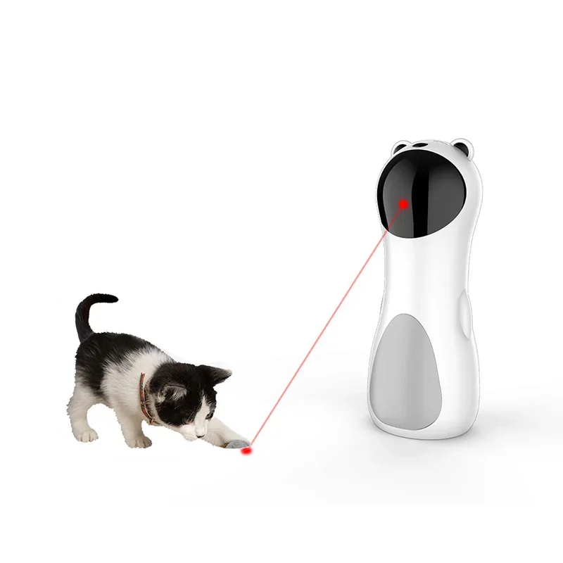 Brand New  Automatic Cat Toys Interactive Smart Teasing Pet LED Laser Funny Handheld Electronic Cat Toy