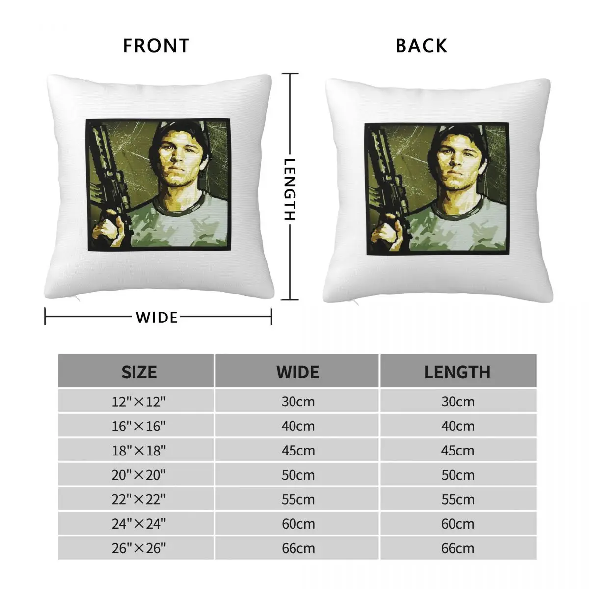 Left 4 Dead 2 Ellis Square Pillowcase Polyester Linen Velvet Creative Zip Decor Sofa Seater Cushion Cover 45x45