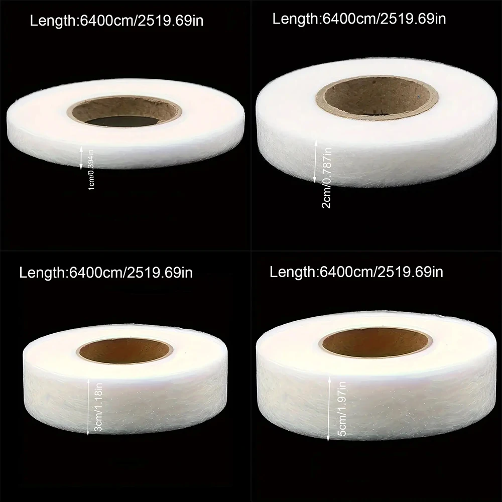 1pc Iron on Hem Tape For Pants Self Adhesive Double Sided Fabric Tape For Trousers Clothes Curtains Repairing DIY Sewing