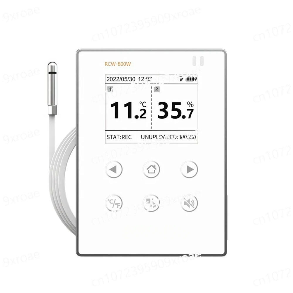 Wireless Real Time Humidity Temperature Data Logger Wifi with External Probe  RCW-800