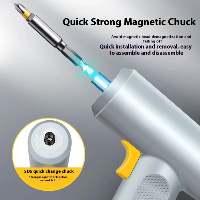 Electric Screwdriver Rechargeable Household Small Screwdriver Multi-function Electric Batch Lithium Battery Electric Drill