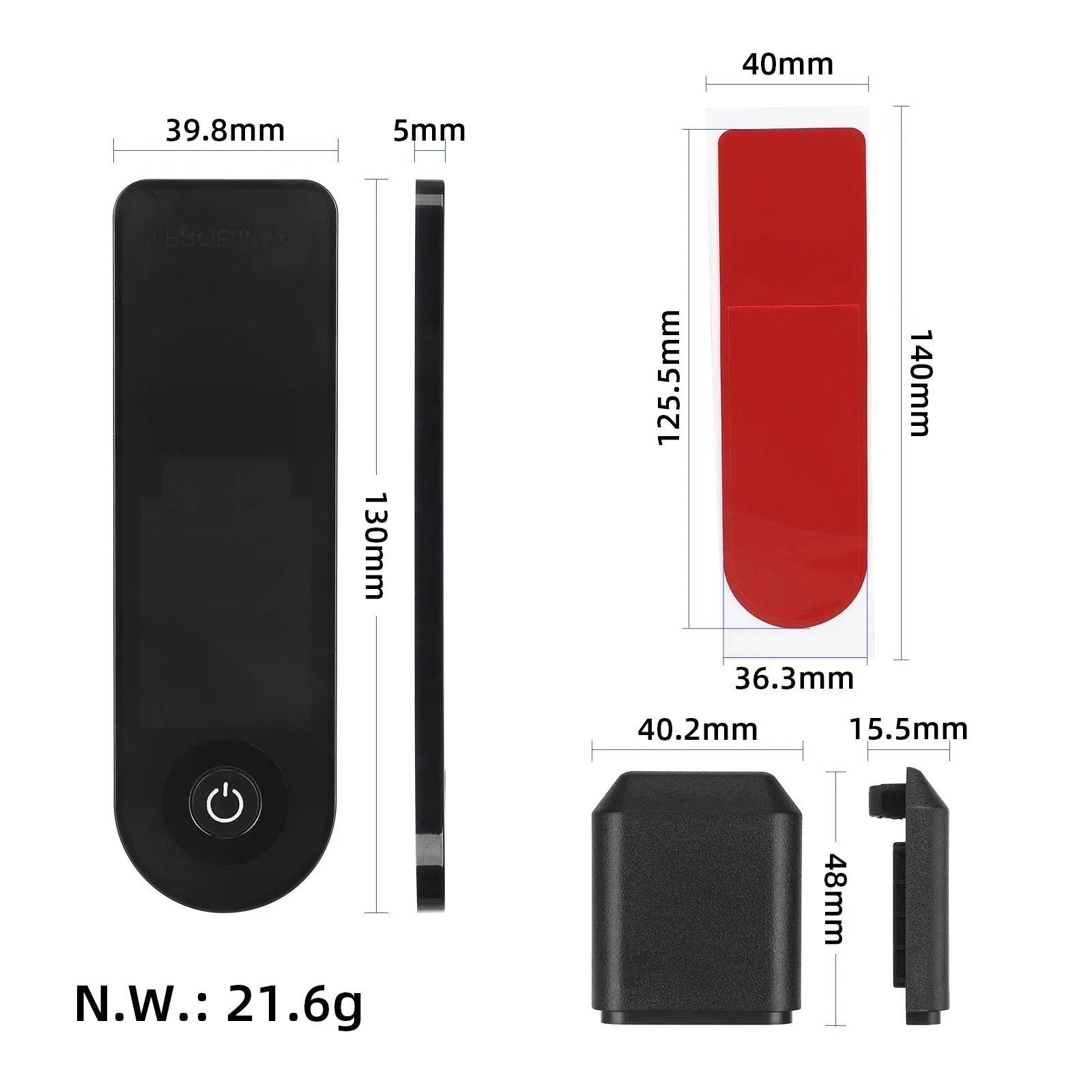 Display Panel Abdeckung Für Xiaomi Elektrische Roller 5/5 Pro/5 Max Dashboard Schützen Shell Platine Schutz Kunststoff Teile