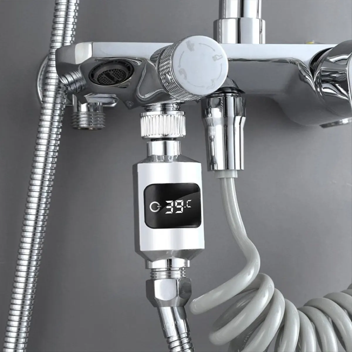 Capable- LED Digital Show Temperature for Babies Waterproof Intelligent Temperature Display Faucet Water Temperature Gauge