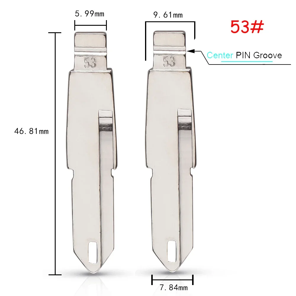 Keyye 17 53 #54 #58 #99 #72 #73 #122 #83 # scyzoryk nóż dla Citroen C4L triumf dla Peugeot 307 207 składany kluczyk samochodowy scyzoryk nóż VA2