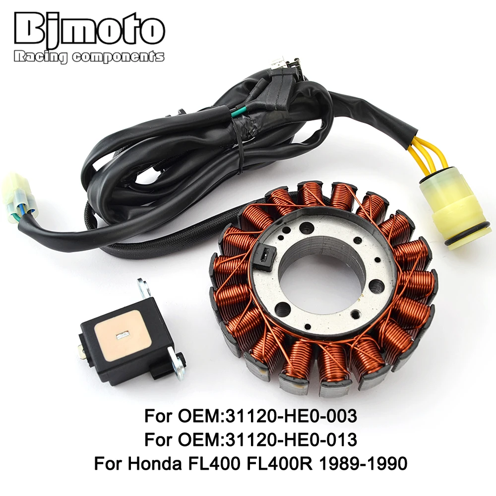 

Motorcycle Stator Coil For Honda FL400 FL400R FL 400 1989-1990 31120-HE0-003 31120-HE0-013