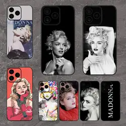 Cantante Madonna Custodia per telefono per iPhone 7 8 Plus 11 12 13 Pro Max 14 14Pro Max