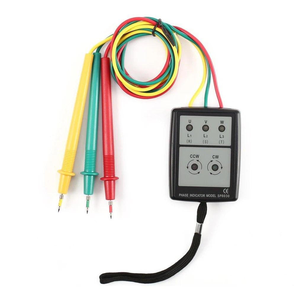 3 Phase Alternating Current Phase Meter Compact 3P Alternating Current Phase Meter Phase Sequence Detector Phase-sequence Tester