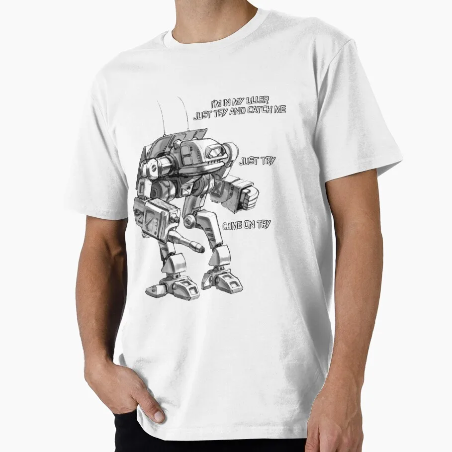 uller 0810 Battletech Mechwarrior MWO Mech Combat Gift T-Shirt for RPG Gamer Short sleeve Graphic Clothes All Size Tops
