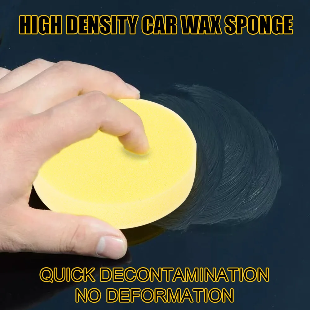 

Car Waxing Foam Polish Sponges Applicator Detail Washing Pads Wax Soft Sponge Cleaning Accessories Dust Remove Car Cleaning Tool