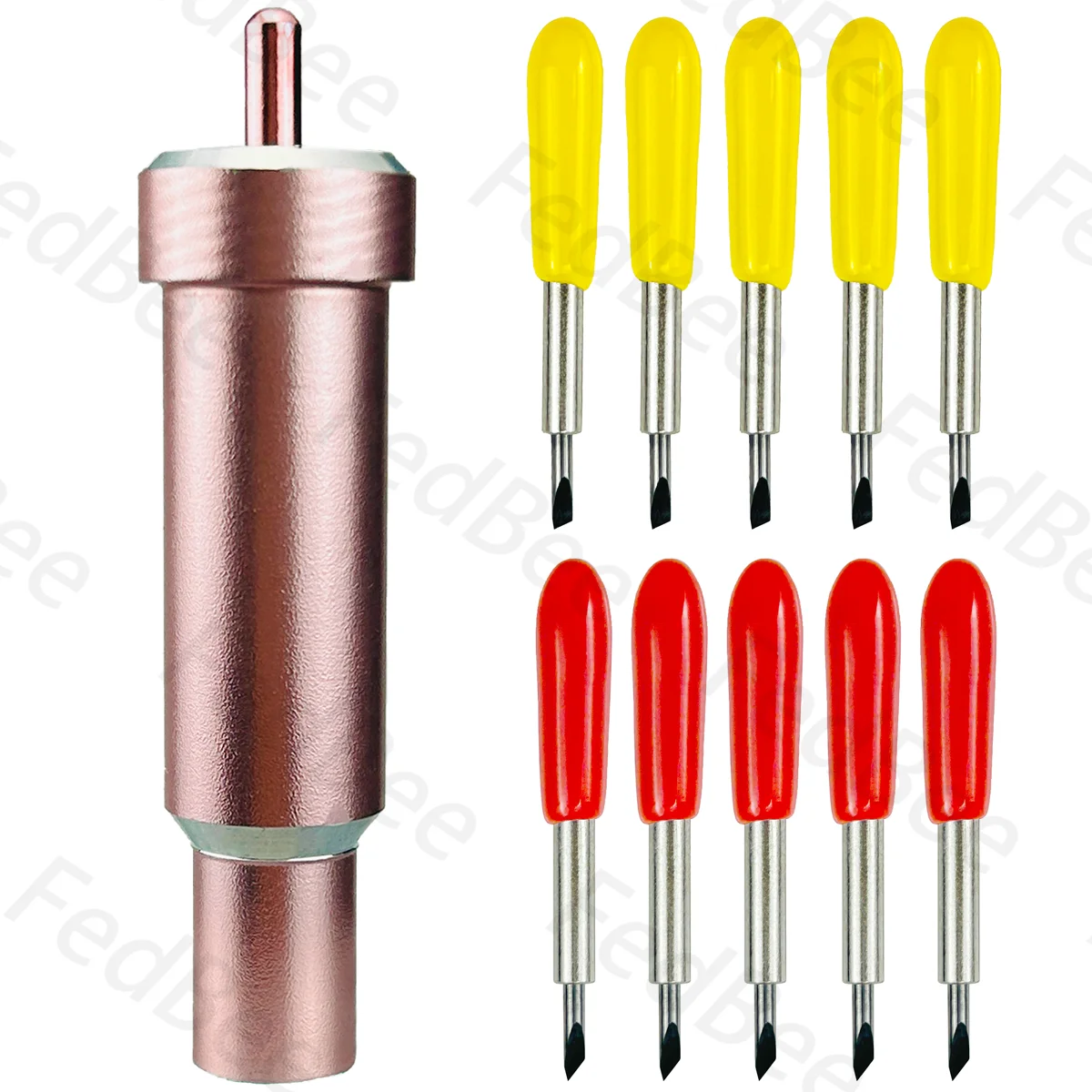 10 sztuk 30 ostrzy 45 stopni + 1 szt. obudowy do Cricut Maker 3/2/1 Explore 3/2/1 Air Venture Pink Wykonana ze stali wolframowej