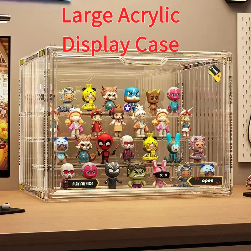 Large Acrylic Display Case For Collectible Figures & Blind …