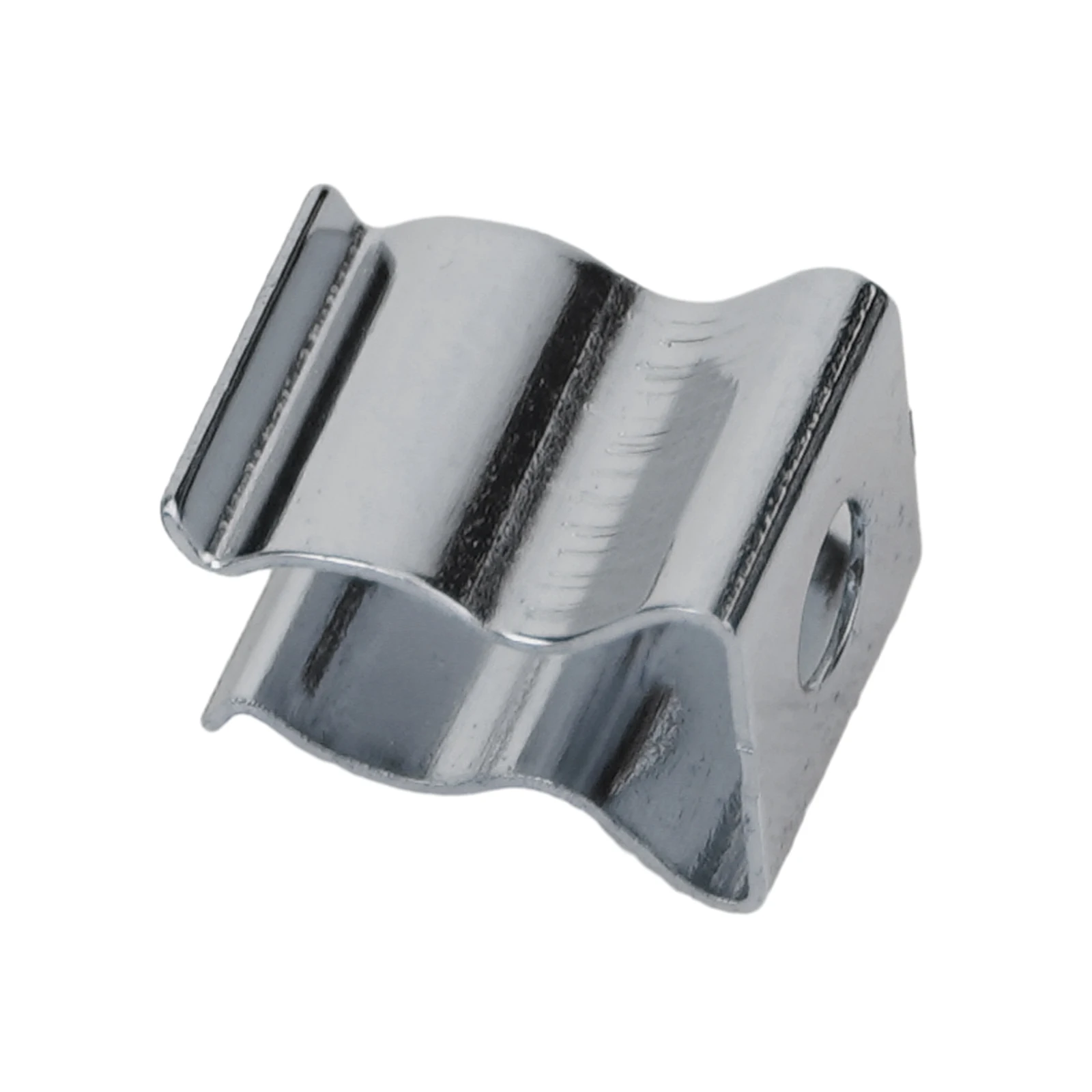 CLIPS Tool Holder 10pcs 6-28mm Manganese Steel OPEN TYPE Silver Courtyards Professional Portable Practical Accessories