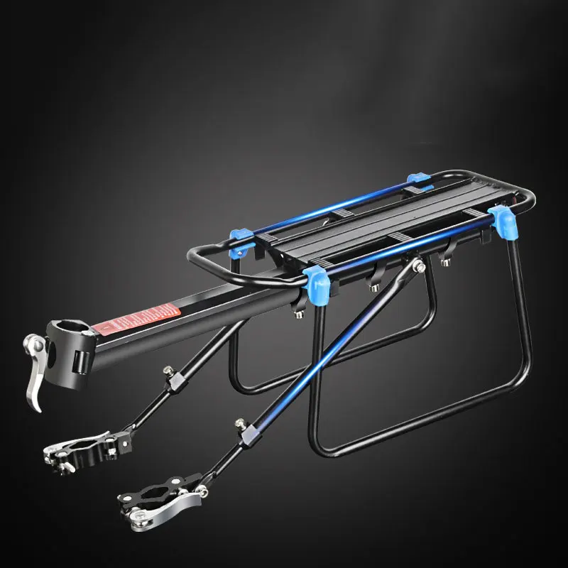 Bike Rear Shelf Bracket Quick Release Adjustable Bicycle Rear Seat Luggage Carrier Rack Cycling Cargo Rack Bike Accessories view 4