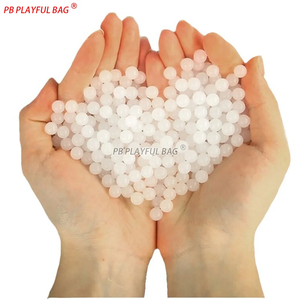 1kg 7-8MM Melkwit Gel Bal Munitie voor Gel Blasters Waterabsorberende Kralen Speelgoed Pistool accessoires Groothandel QJ147