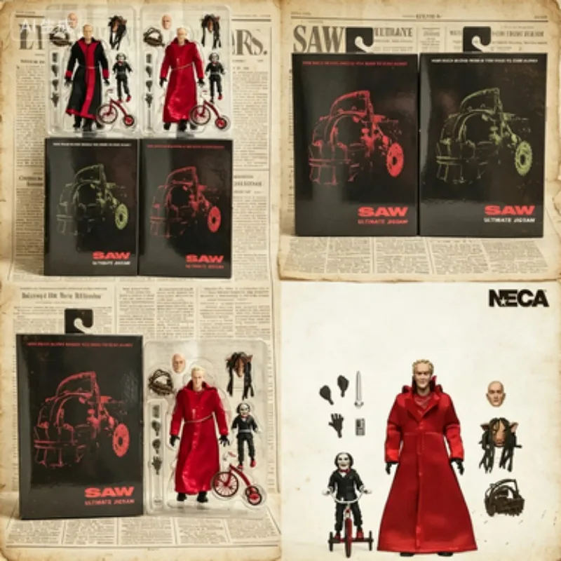 

Коллекционная фигурка NECA Джигсоу (Красный/Черный халат) из фильма «Пила», 7 дюймов, версия Target Haulathon Red Variant