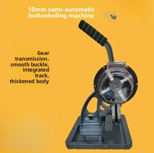 Inkjet cloth semi-automatic buckle machine display rack buckle machine flag cloth buttonhole machine