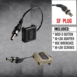 ModButton Interruptor Táctico para Linterna – Mlok Keymod Picatinny