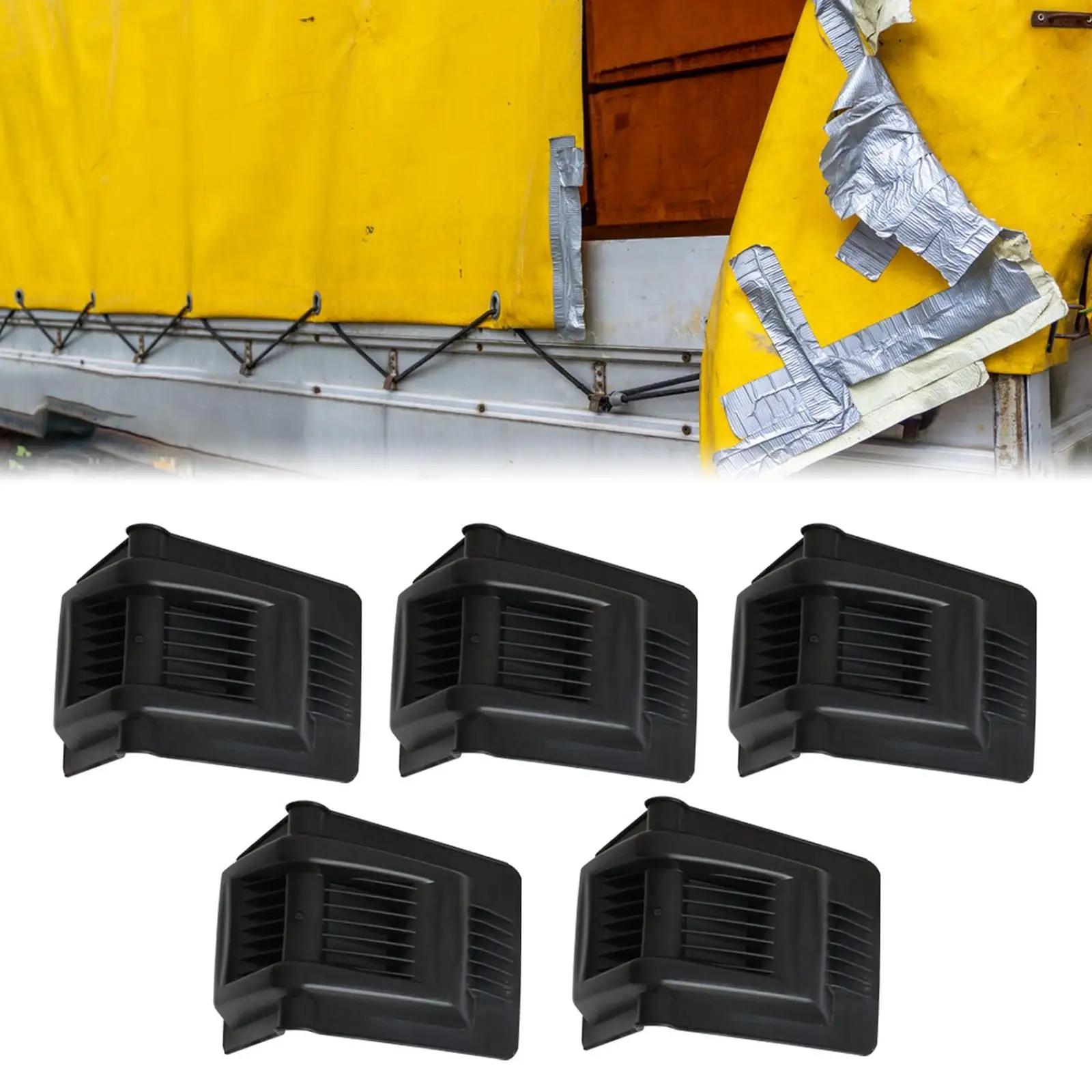 5x Corner Edge Protectors, Convenient Cargo Loads, Tie Down Protector for Trailers