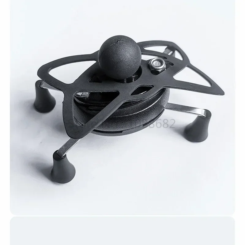 حامل هاتف سيليكون مرن للدراجات النارية ، قبضة مثبت لهاتف Gopro 7 ، 7Plus ، 8 ، 11 ، 12 ، أحمر ، أسود ، حبل مطاطي