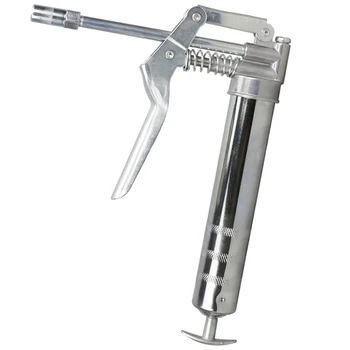 120CC yük ile 4000 PSI kabza Mini gres tabancası, alaşım varil manuel gres silah kiti araba YAĞ POMPASI