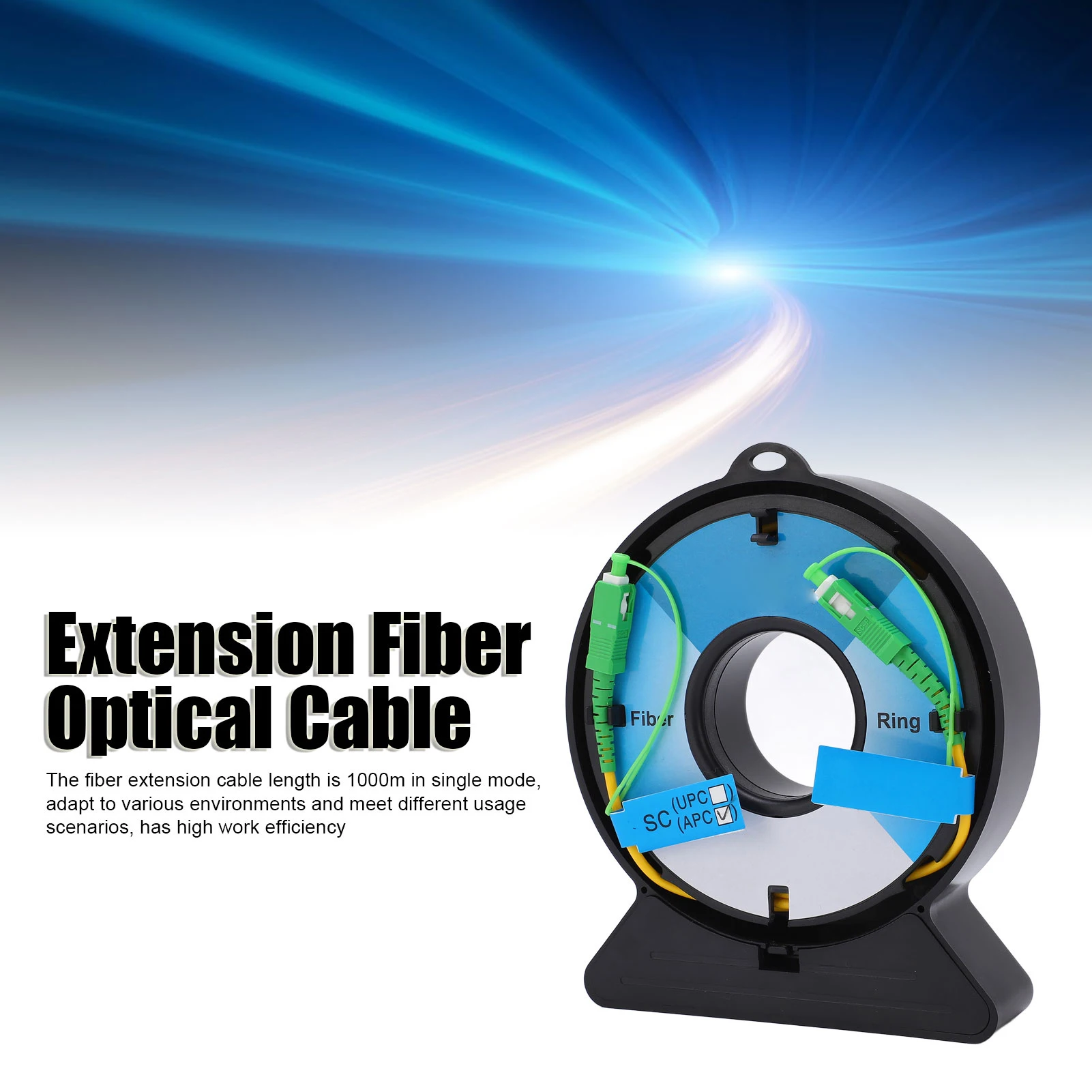 

OTDR Dead Zone OTDR Launch Cable Box Optical Ring Dead Zone Tester SCAPC to SCAPC 150meter