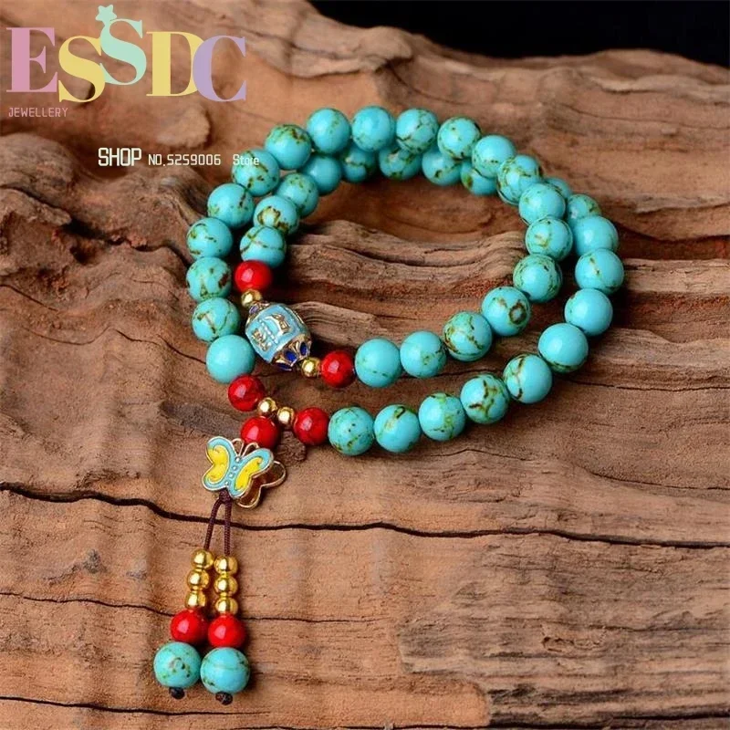 New Style Ethnic   Tibetan Turquoise Jewelry Bracelet Women Men Handmade Jewellery Wholesale
