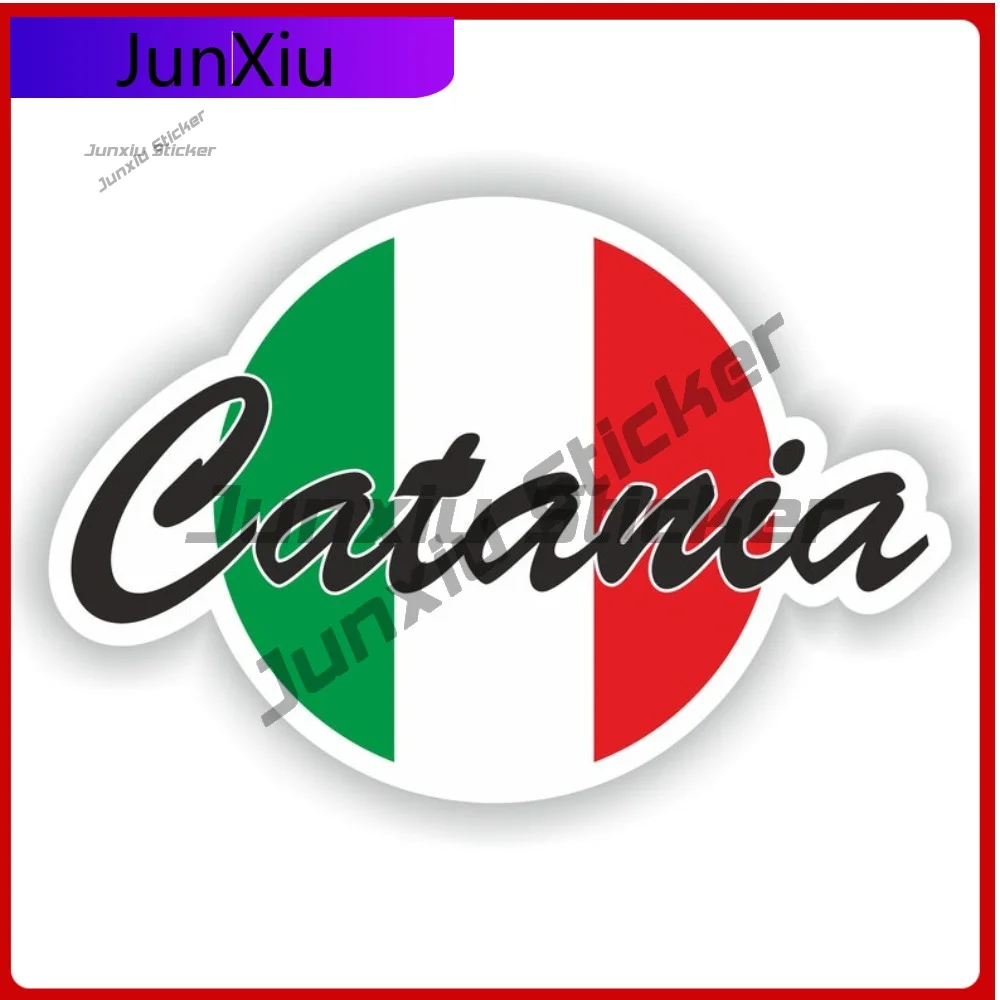 

Catania Italy Flag Rotundity Sticker Camping Car Decoration Vintage Stickers Bumper Suv Window Refit Cars Decals For Bumper Suv