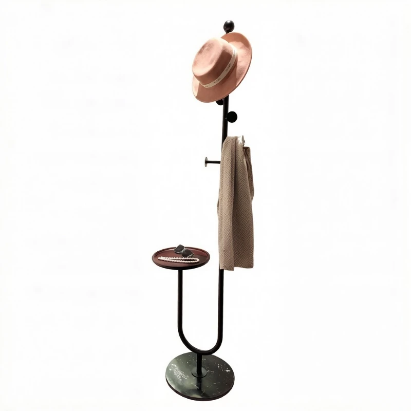 Light luxury coat rack, antique hanger, floor-to-ceiling bedroom, modern simple hanger, clothes artifact by the bed at night