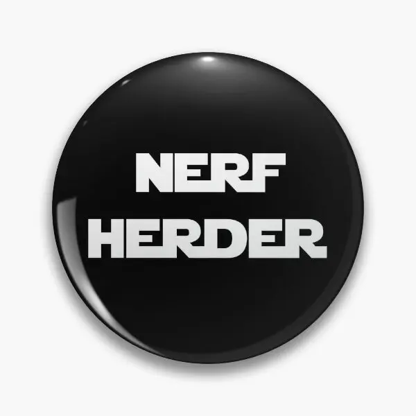 Nerf Herder White Version  Soft Button Pin Badge Fashion Brooch Gift Creative Decor Metal Lover Hat Women Lapel Pin Collar