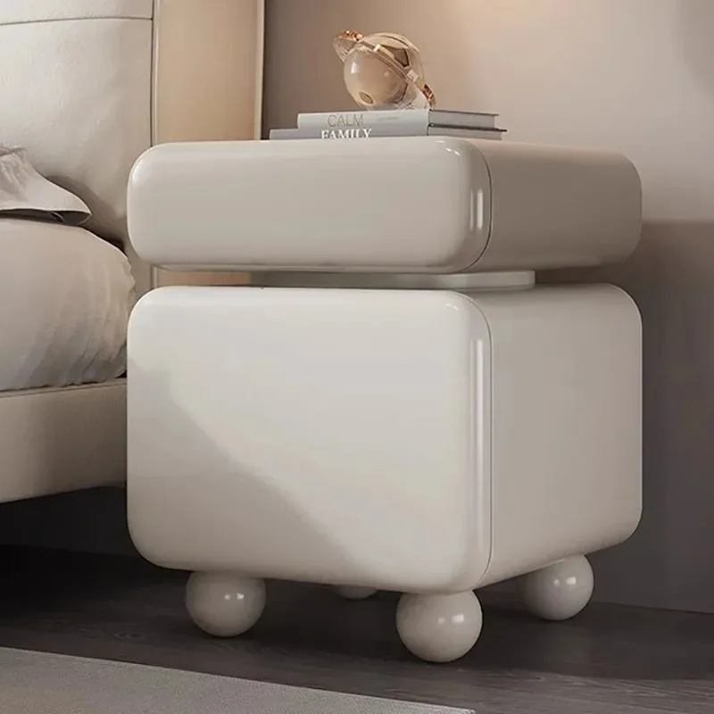 

Drawers Design Nightstand Trendy Aesthetic Bedroom Modern Nightstand Storage Minimalist Mesa De Cabeceira Home Furniture