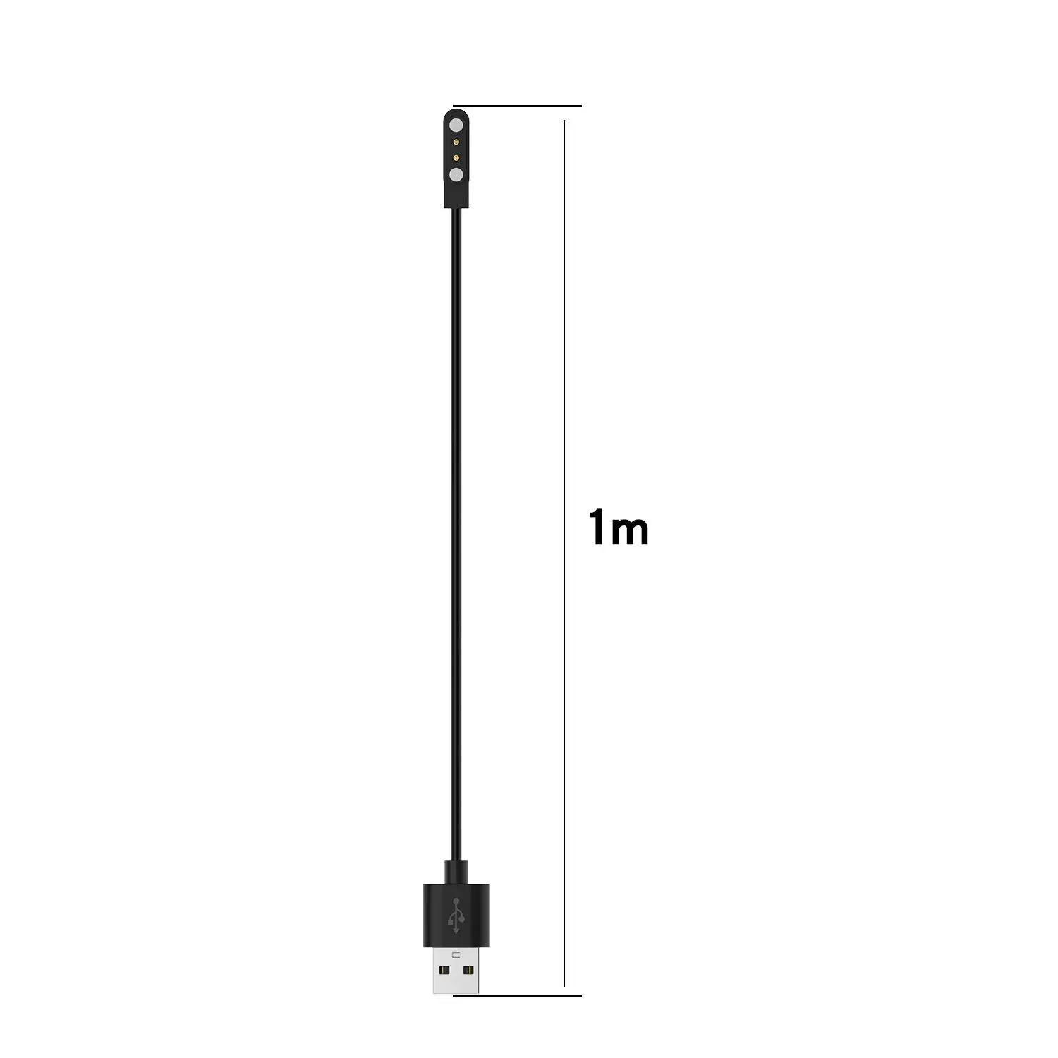 4mm USB Charging Cable Charger Holder  for Xiaomi Haylou Solar LS05 Smart Watch Dock Cord Wire Charger Adapter
