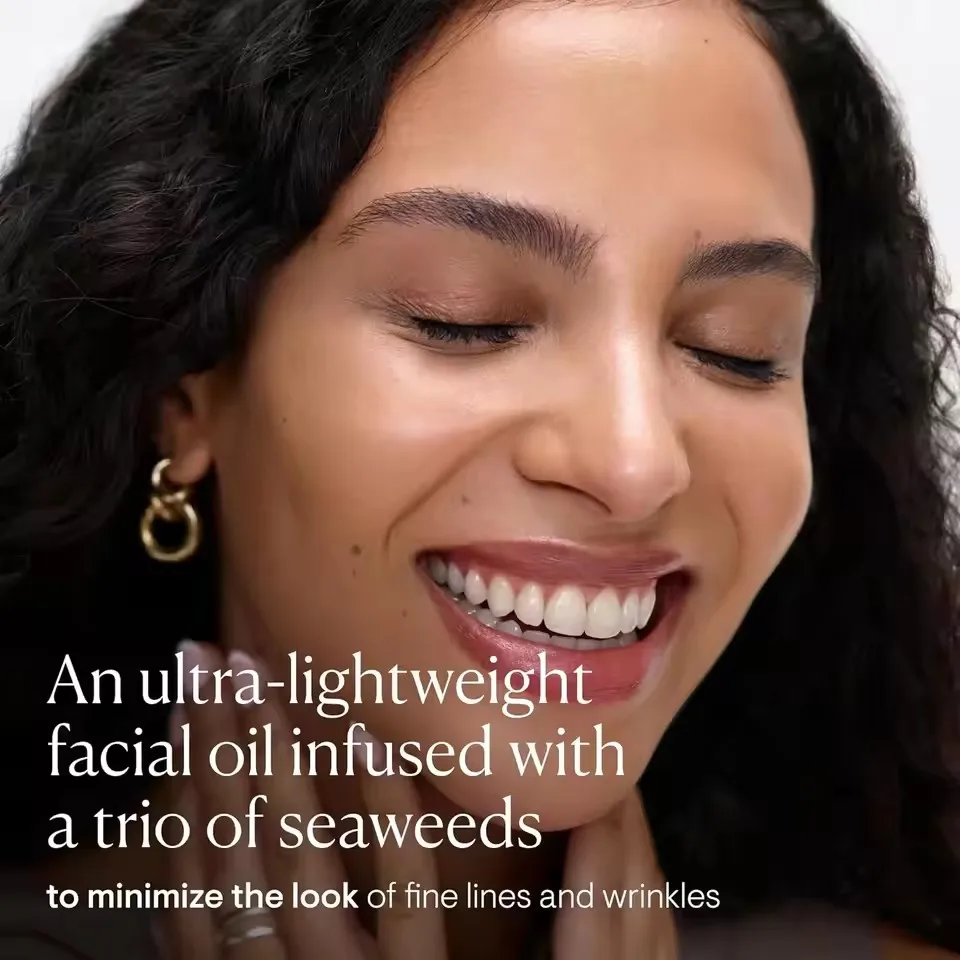 Ganoderma Lucidum Daily Face Oil Moisturizer Deeply Moisturize Nourish & Hydrate for Youthful Look Fine Lines and Wrinkles