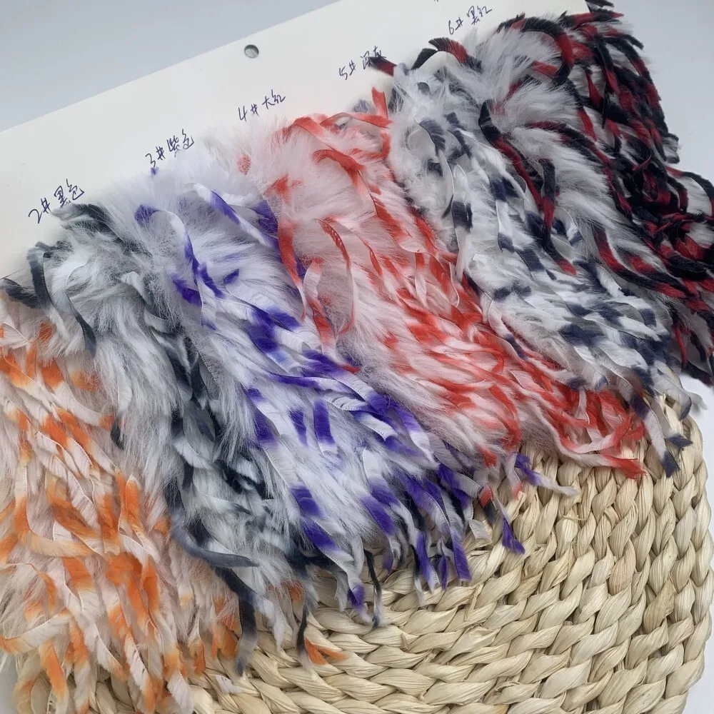 

New Simulated Fox Feather Plush Color Plush Fabric 160x80cm Artificial Fur Polyester Fiber DIY Craft Clothing Fabric