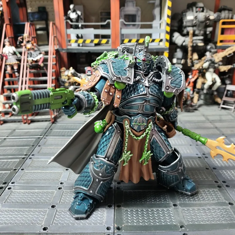 JOYTOY Warhammer 30K Legion Alfa Alpharius Primarch XX Legii Figurka Akcji 1/18 Model Dreadnought Contemptor Zabawka Prezent