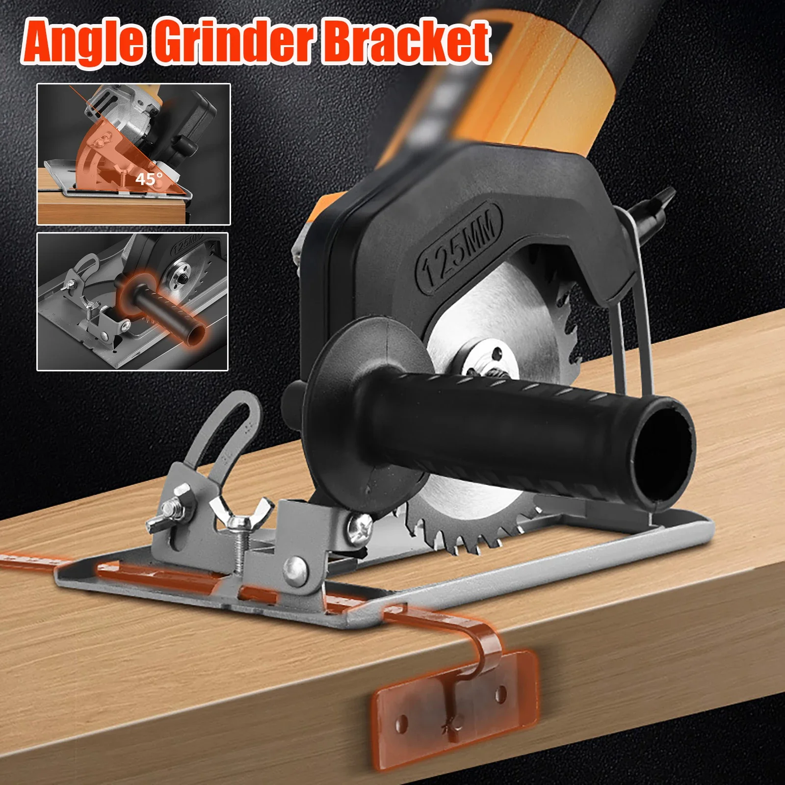 

Angle Grinder Bracket Hand Angle Grinder Converter Table Tool Machine Woodworking Cutting Base Bracket To Circular Saw Cutt