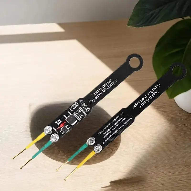 1000UF-5000UF Capacitor Swift Discharge Pen with LED Indicator, Single Piece Electronic Tools