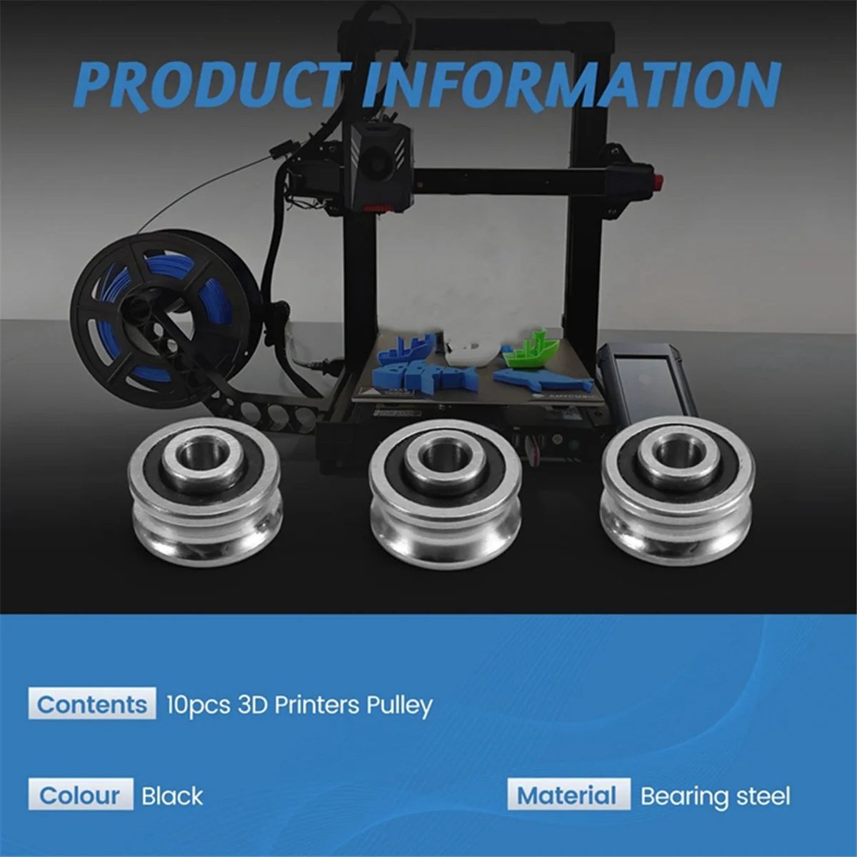 Nuevo 5 uds para polea Kobra 2 Pro / Kobra 2 Plus / Kobra 2 Max / Kobra 3 SG15-impresoras 3D